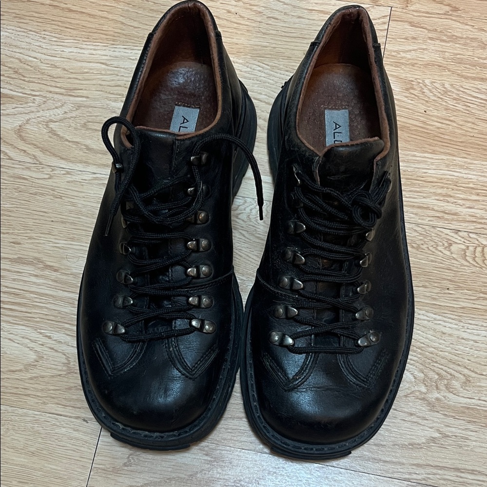 ALDO Black Leather Men's Boots